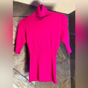 Hot pink Tattoo turtleneck